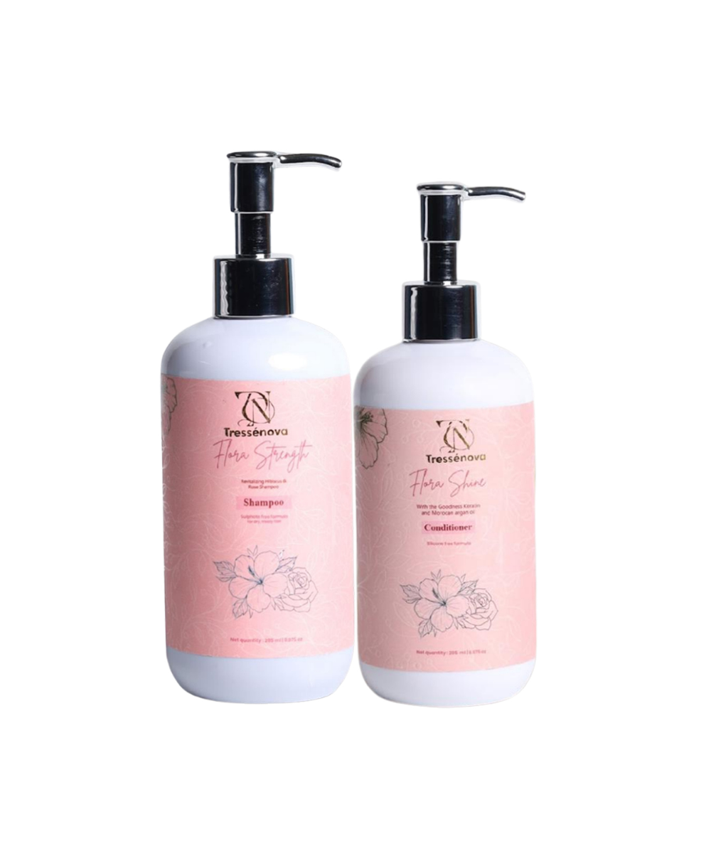 Flora Strength Shampoo & Flora Shine Conditioner